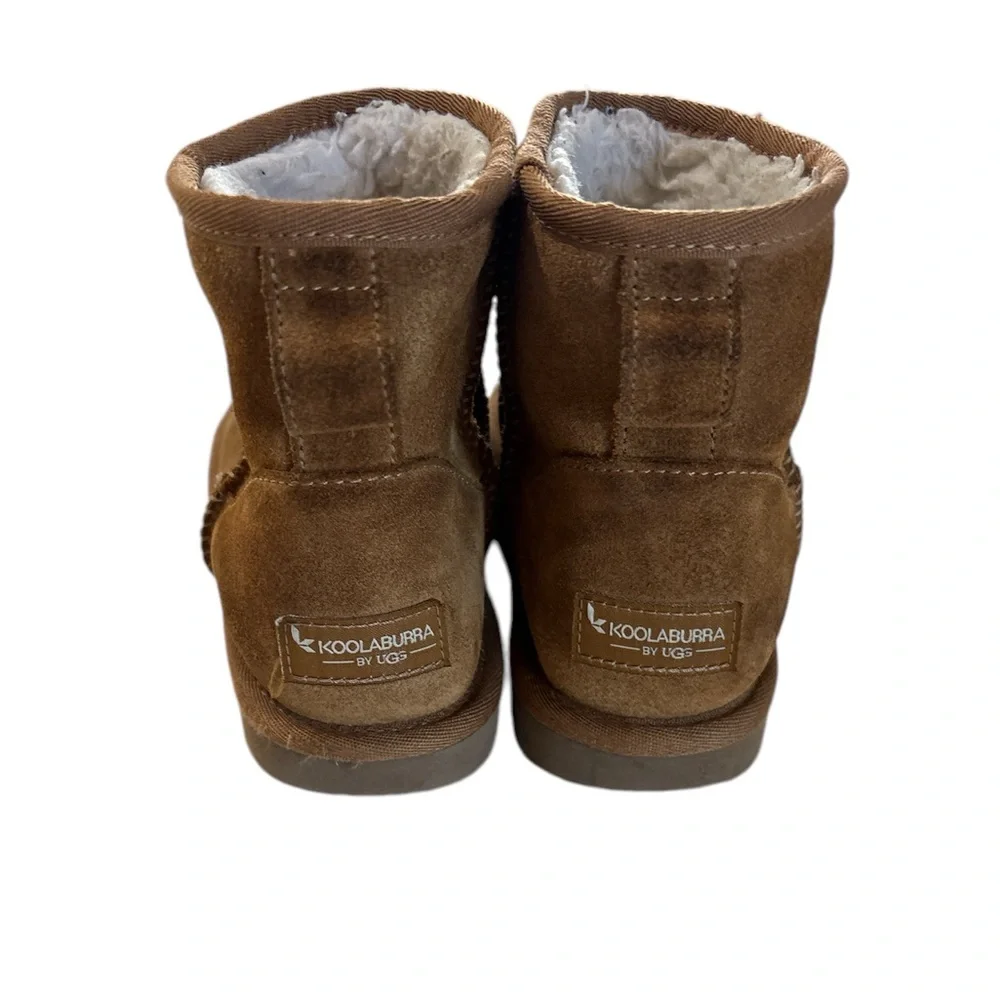 UGG KOOLABURRA Koola Mini Short Boot - Chestnut Size 6 Shearling Boho